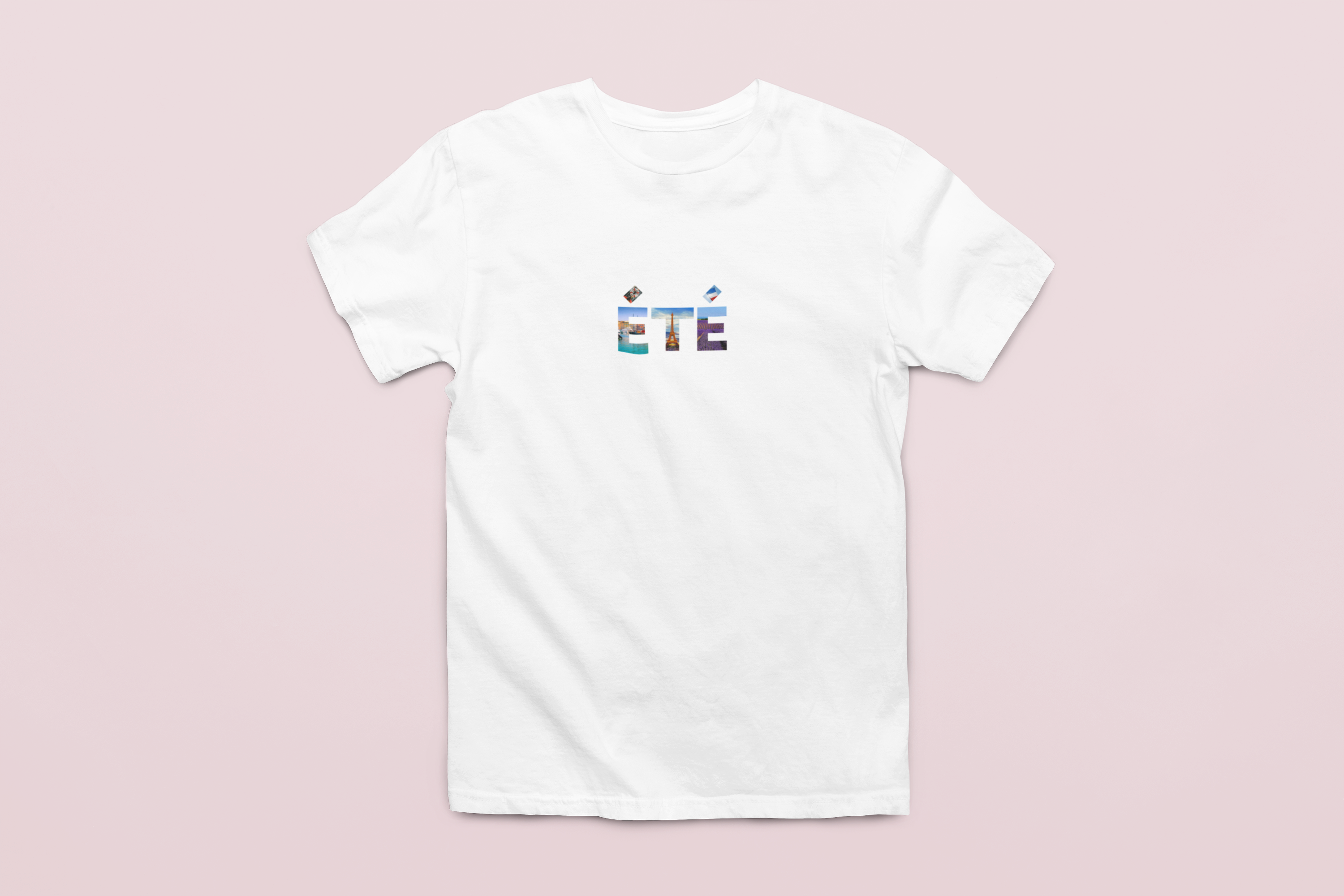 Close-up of KOULEURS cotton t-shirt in white