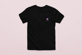 Papa Heart Eiffel Tower T-Shirt – Black French Father’s Day Tee