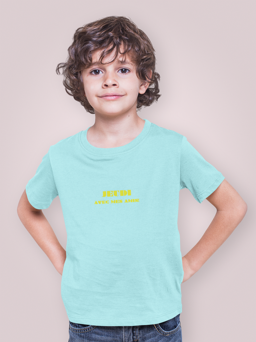 Toddler Boy Unisex Chill Mint T-Shirt - 