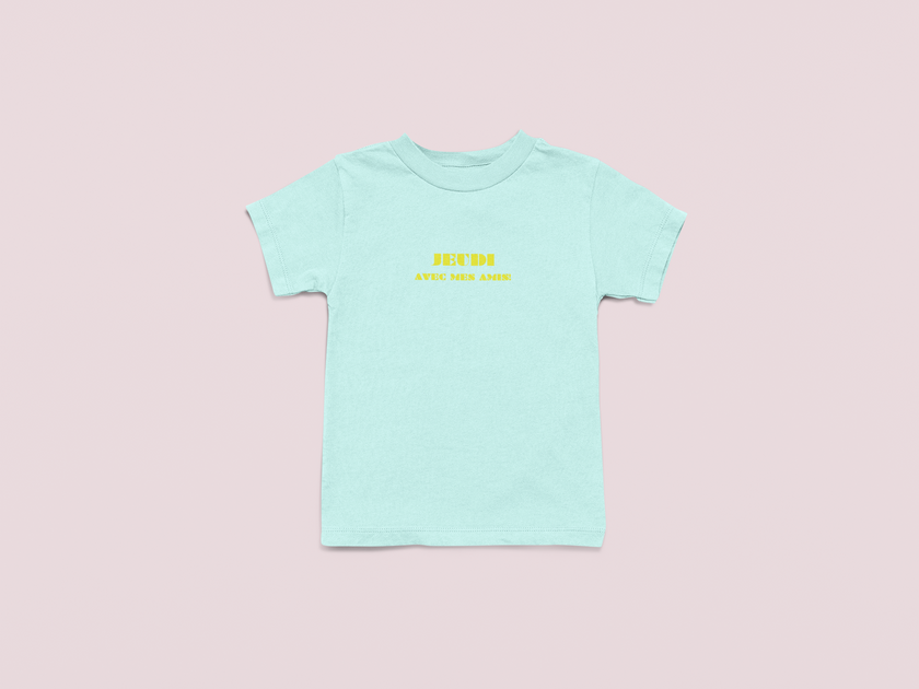 Toddler Boy Unisex Chill Mint T-Shirt - 