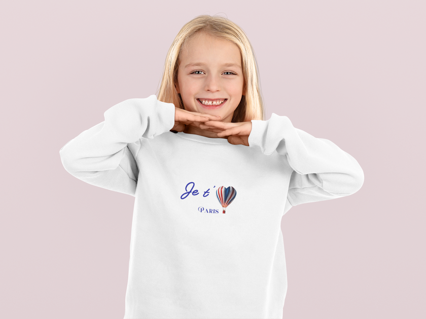 Je T'aime Paris Sweatshirt – Unisex French Shirt - KOULEURS