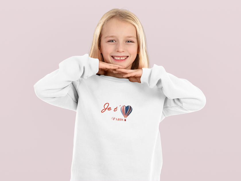 Je t'aime Paris Toddler Sweatshirt - KOULEURS