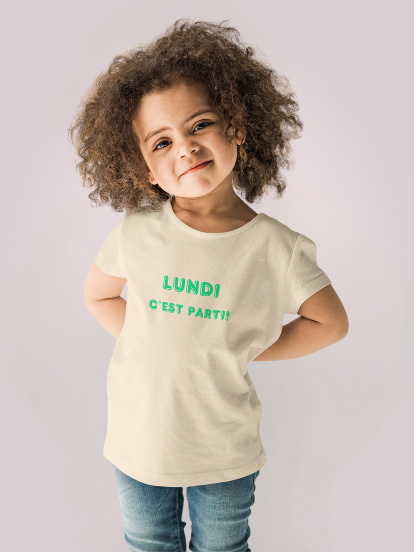 Lundi C'est Parti T-Shirt – Toddler Confidence - KOULEURS