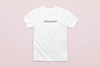 Mardi Minimalist White T-Shirt – Women Unisex Cotton Tee