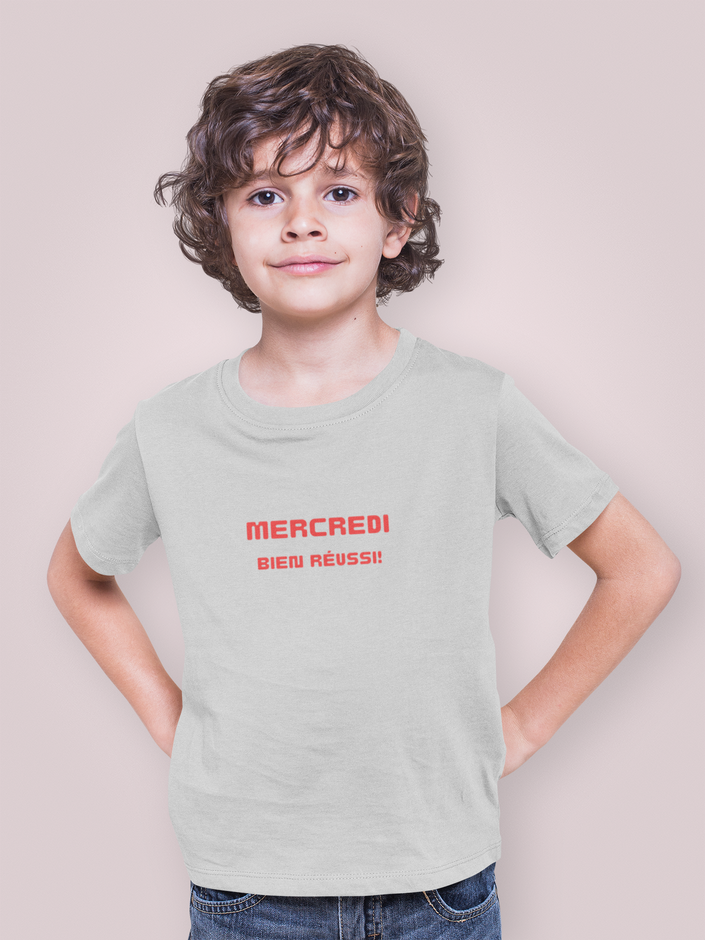 Toddler Boy Wednesday Heather T-Shirt - 
