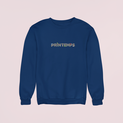 Toddler Navy Blue Sweatshirt -Printemps Paris