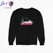 Red TGV Train sweatshirt with, Festive Holiday gift for Boys Girls, French Paris TGV Train pullover for Kids - KOULEURS