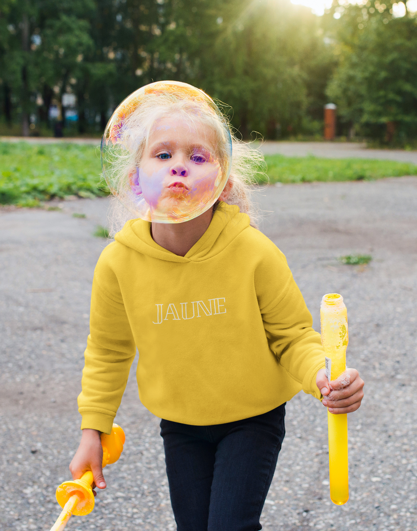 Youth Yellow Hoodie Sweatshirt JAUNE, French Word Hoodie for Boys & Girls, Cute French Gift , Stylish Yellow top, Unisex Sports Hoodie