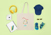 Customizable Il était une fois Library Tote Bag, personalisable French Tote, Canvas Bag for school sport activity, Christmas Gift for Kids