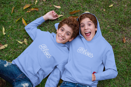 Unisex Youth Blue Hoodie 